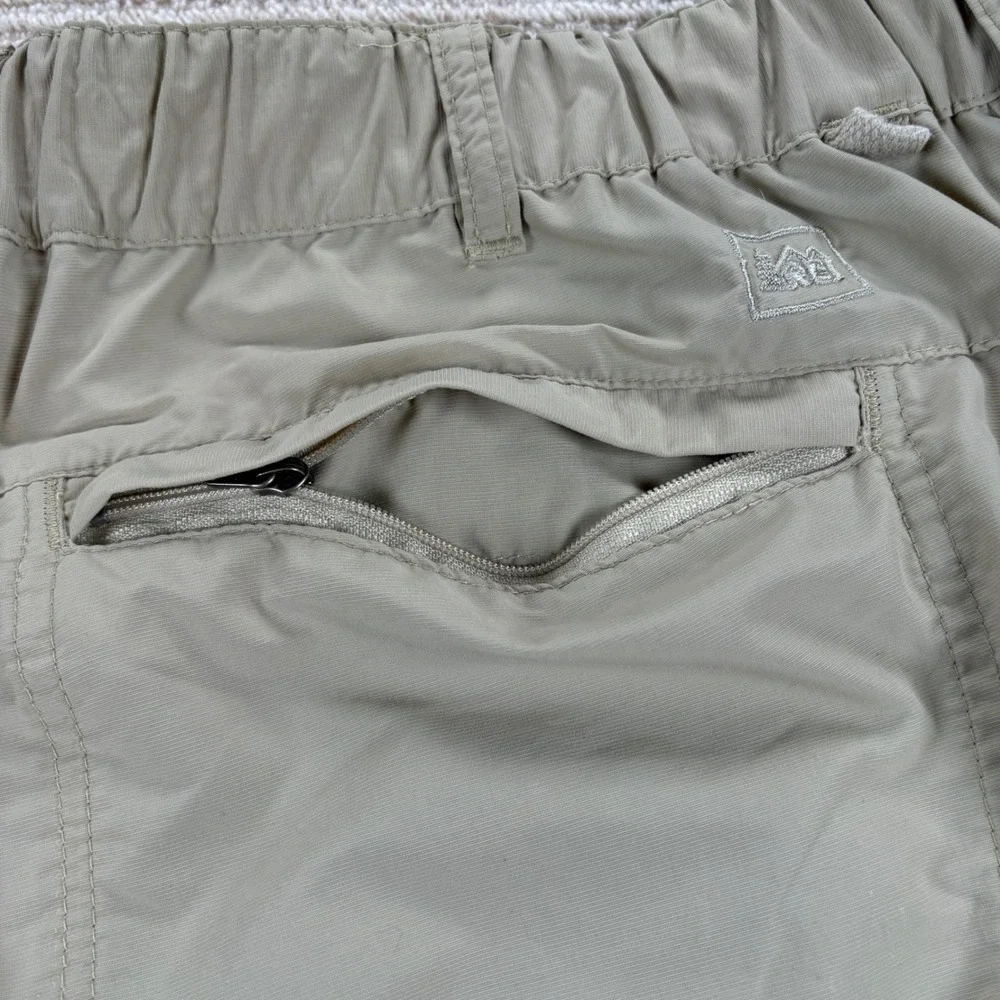 REI Cargo‎ Shorts Mens Large Tan Khaki Gorpcore Hiking Outdoor